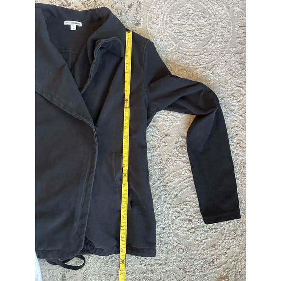 Standard James Perse Twill Moto Jacket Black Sz. 3(JP) Large - Picture 8 of 10